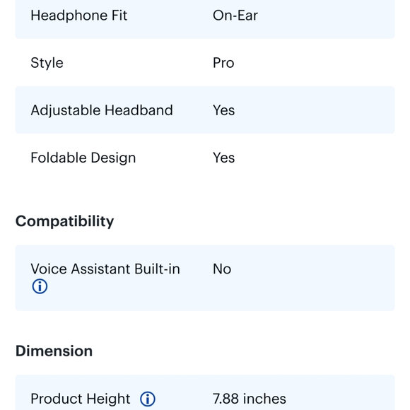 New! SONY Wired On-Ear Headphones ZX Series Black School Kids MDRZX110 3.5mm NIB - Picture 8 of 11